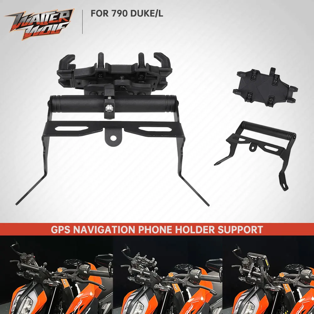 

Motorcycle Mobile Phone Holder GPS Navigation Bracket For 790 Duke L 790duke 2018-2024 Handlebar Extension Bar 22mm Cross Bar
