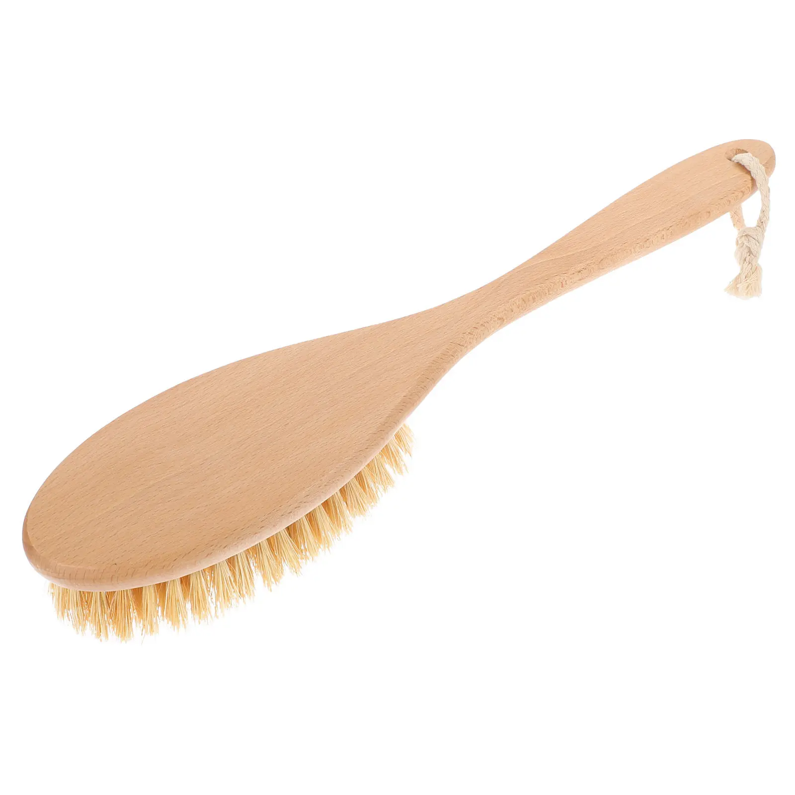 

Back Scrubber Bath Brush Long Handle Natural Wood Sisal Exfoliating Shower Brush Body Massage Deep Clean Bathroom Tool