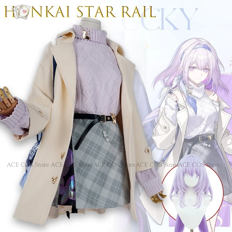 

Костюм на Хэллоуин для взрослых Honkai Star Rail, касторический кроссовер, косплей для женщин, ретро, минималистичный стиль, легкая мода, аниме, гистокий