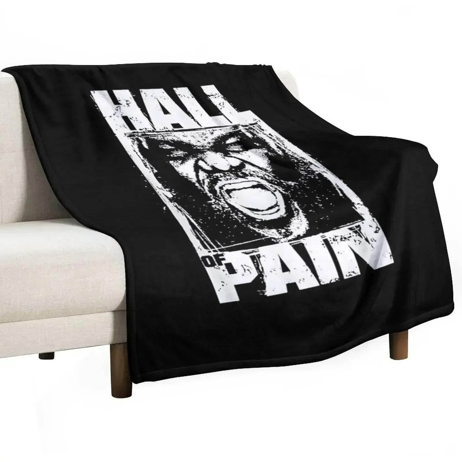 

Mark Henry Hall of Pain Throw Blanket Soft Comfort Blanket for Reading Watching TV