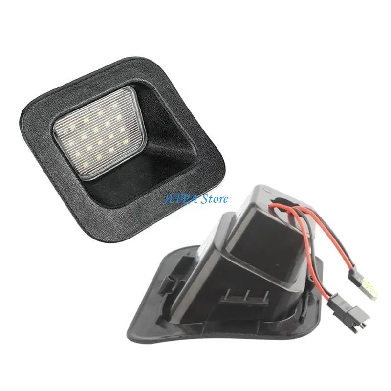 

U13C 6000K White LED License Plate Lights set Waterproof LED Light High Brightness License Lamp Car Spare Part for Car 1500