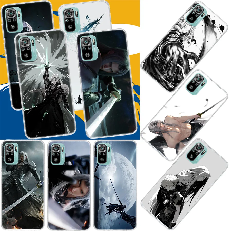 Anime FINAL FANTASY 7 BloodyBeni Phone Case For Xiaomi Redmi Note 13 Pro Plus 5G Cover 12 12C 10X 10C 10A 9 10 9T 9C 9A 8A 8 7A