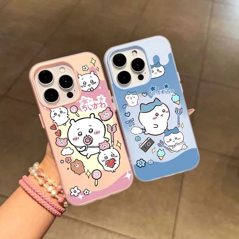 أنيمي لطيف C-Chiikawas جراب هاتف ل ممن لهم رينو 14F 14 13F 11 12 13 برو 11F 12F 5 6 7 8 A3 A98 F31 برو غطاء لون الحلوى #4