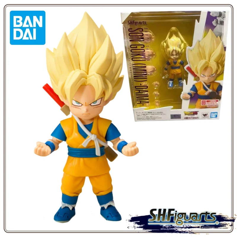 

New Original Bandai S.H. Figuarts Super Saiyan One Little Kakarotto Dragon Ball DAIMA Handmade Anime Character Surprise Gift