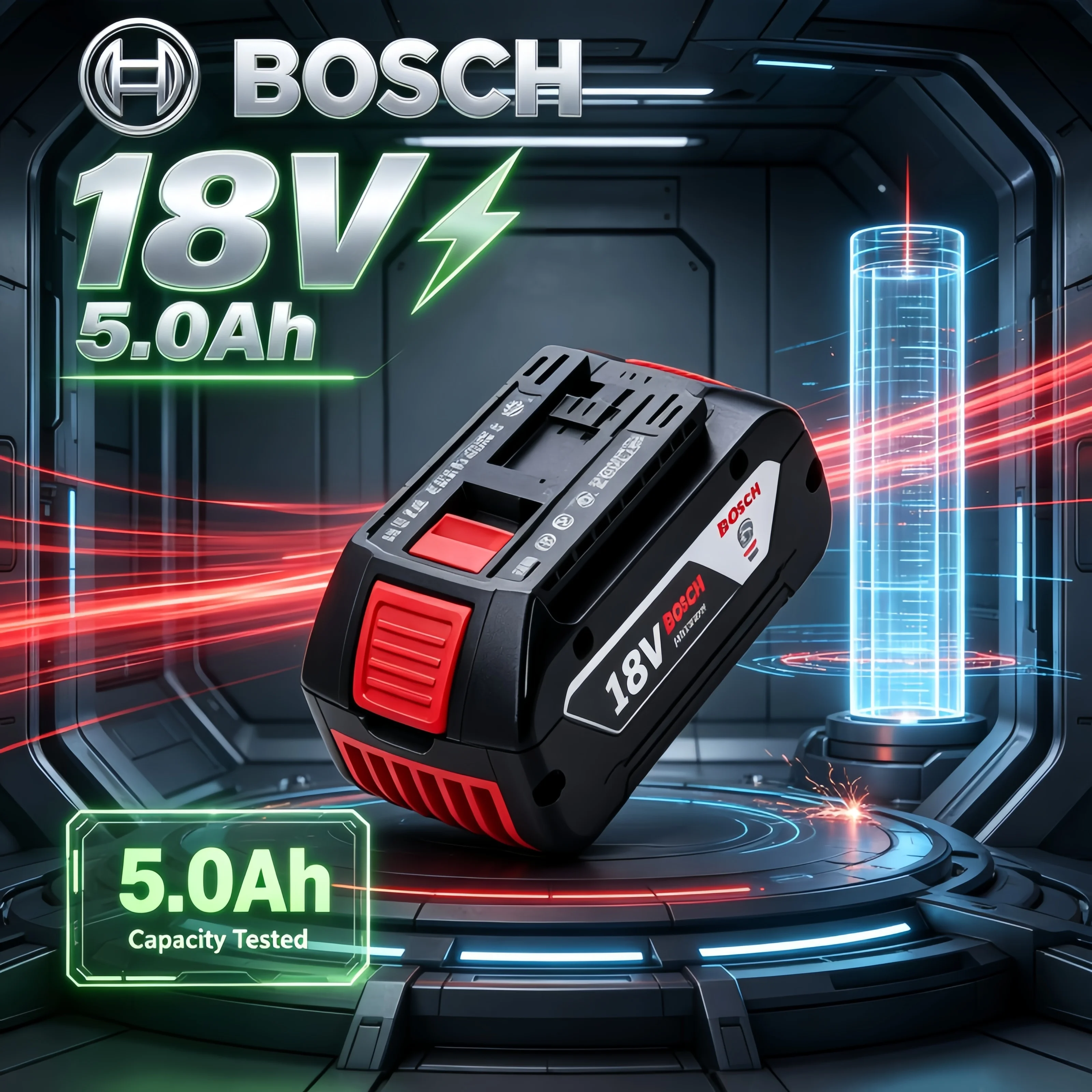 Bosch 18V 5.0Ah Lithium Battery Anti-explosion Cell Core Pack for Bosch 18V Professional Hand Power Tools
