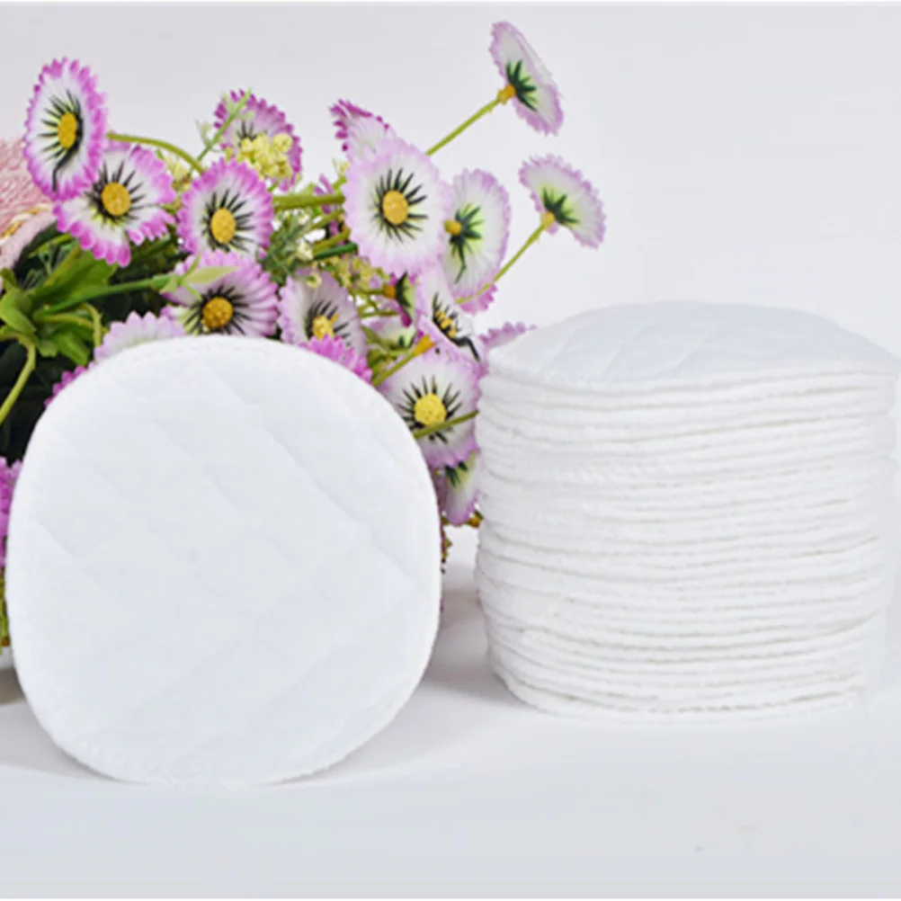 16 قطعة منصات الرضاعة الطبيعية قابل للغسل قابلة لإعادة الاستخدام مانعة للتسرب الحصير للنساء الحوامل القطن منصات الثدي المضادة للانسكاب الثدي حصيرة #6