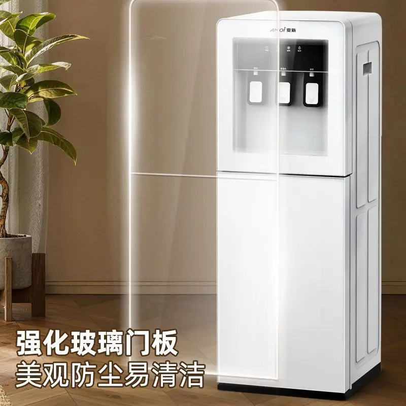 Water dispenser for household use, vertical bucket water, fast heating, downward mounted floor standing water dispenser