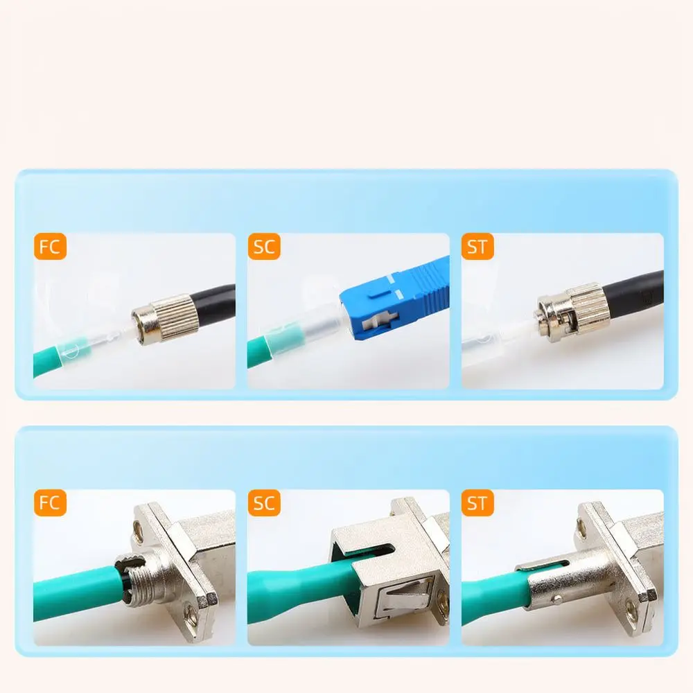 One Click Fiber Optic Cleaner Pen For SC FC ST Adapter Professional Optical Connector Cleaning Device Network Service Tool