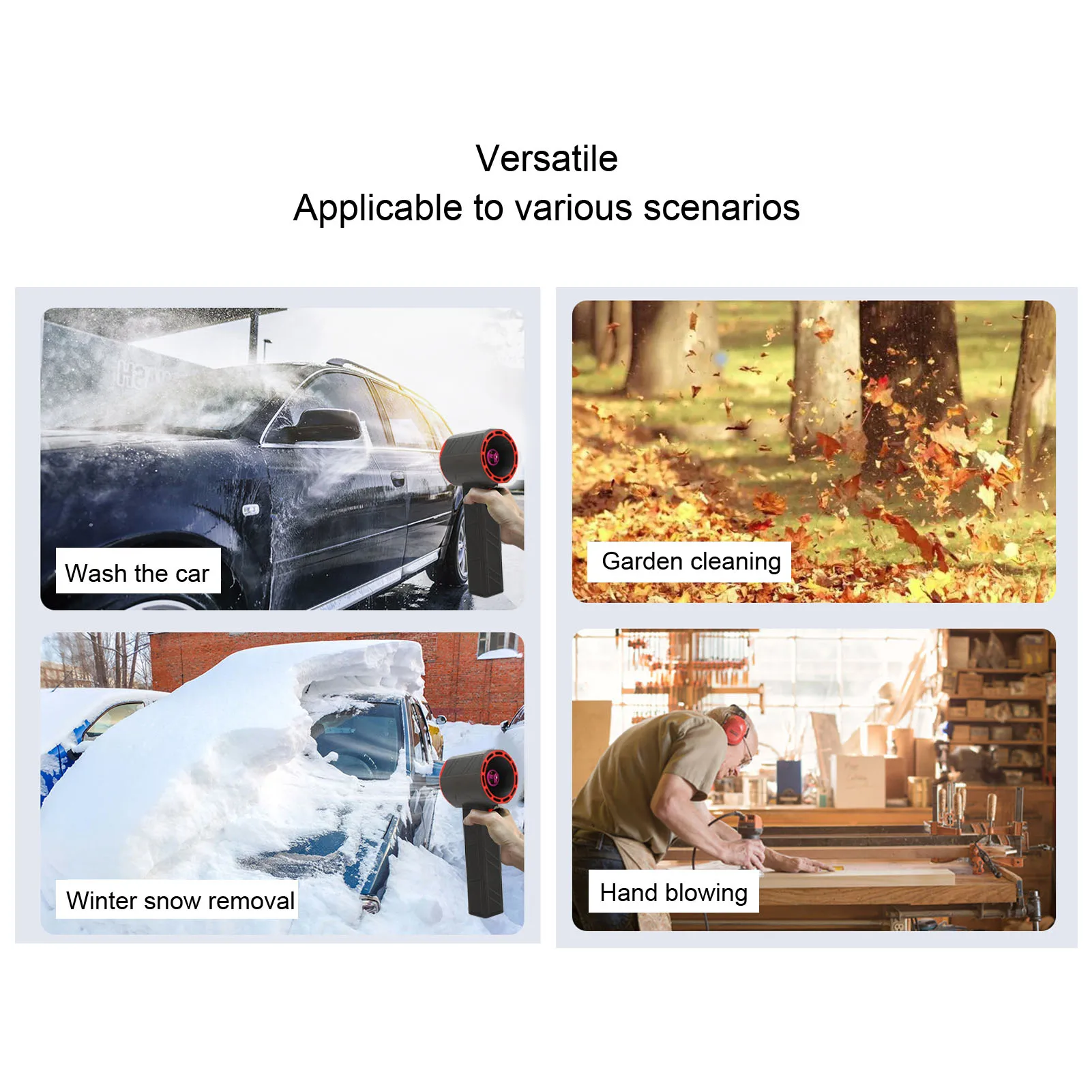 110 فولت منفضة الهواء الكهربائية 64 مللي متر فرش السيارات 11 شفرة 1400 التوجه منفاخ جاف يده منفاخ جاف Turbofan منفاخ #6