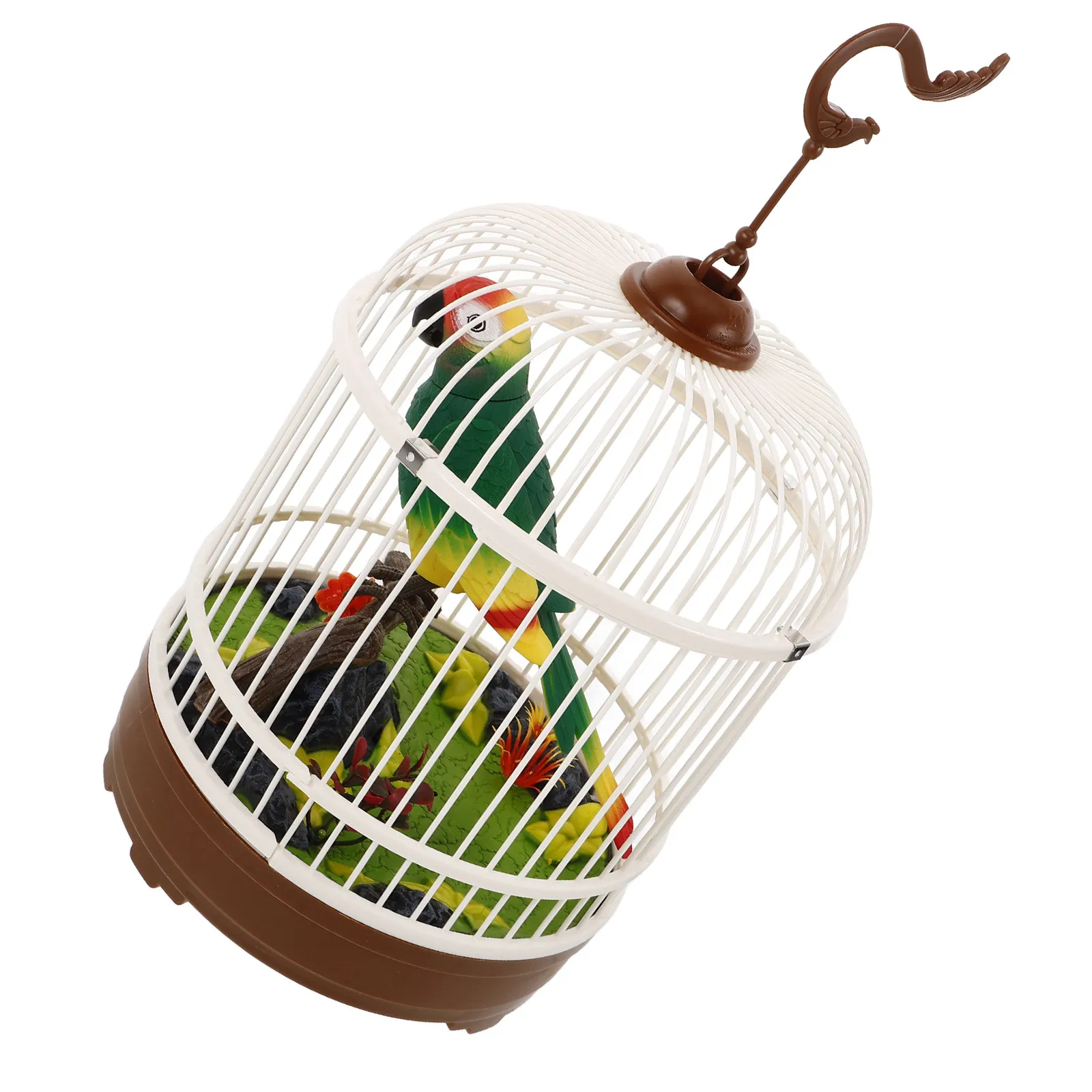 

Creative Kids Toy Funny Bird Cage Toys Compact Models Feeders for Outdoors Hanging Electric