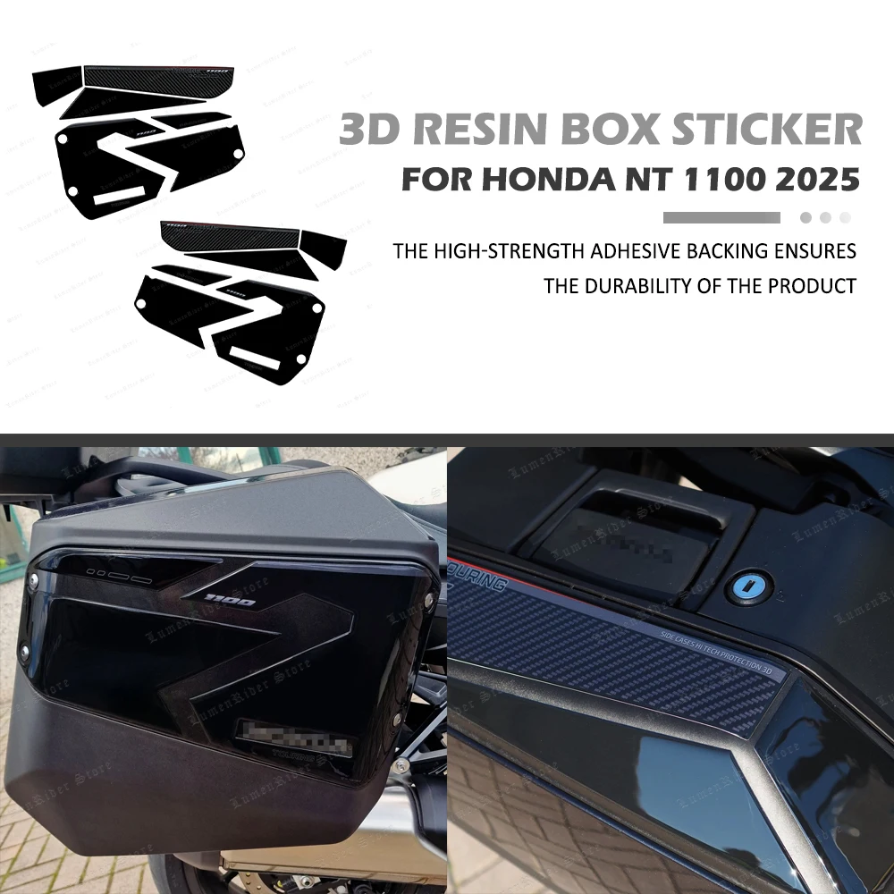 

NT 1100 Suitcase Kit Motorcycles Luggage Accessories 3D Sticker Protection Suitcase Decal For Honda NT 1100 NT1100 2025