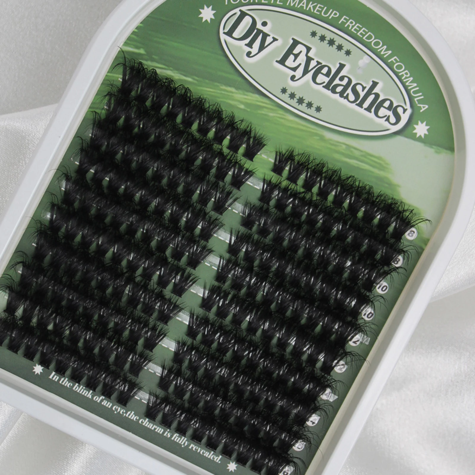 180 مجموعات رموش سميكة أوروبية منفوشة مجموعة واحدة ملحقات رموش مانغا شائكة طبيعية لتكبير عينيك