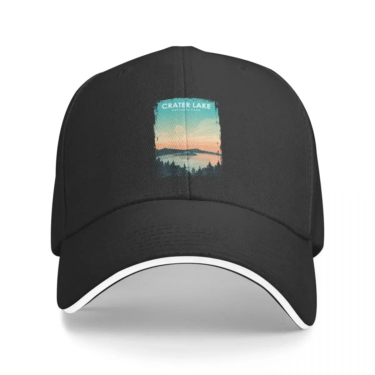 Crater Lake National Park Travel Poster Baseball Cap dad hat Big Size Hat Trucker Cap custom Hat For Women 2025 Men's