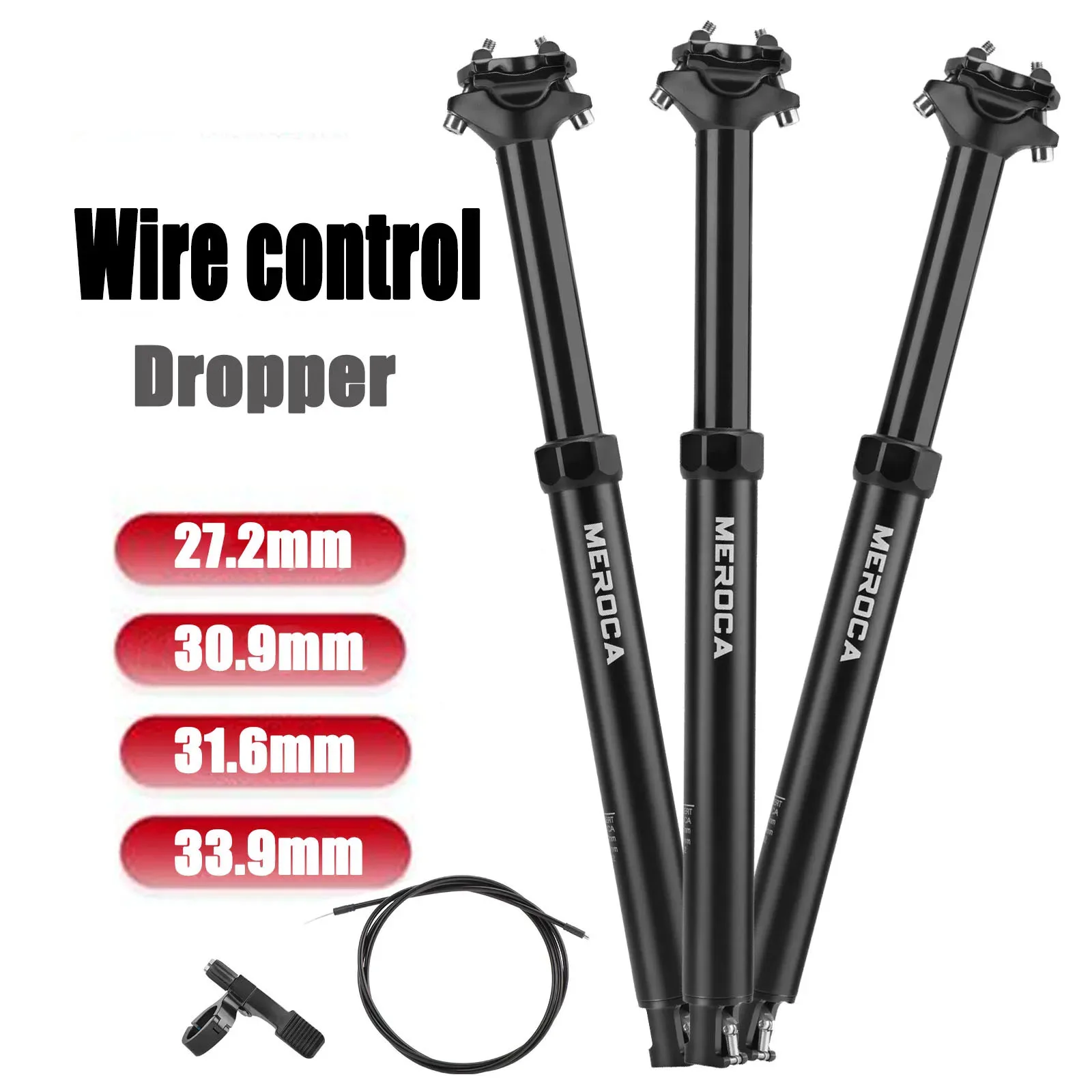 

Bicycle Dropper mtb telescopic seat post 27 2 30 9 31 6 Adjustable Retractable cantilever Saddle tube aluminum mtb seat rod
