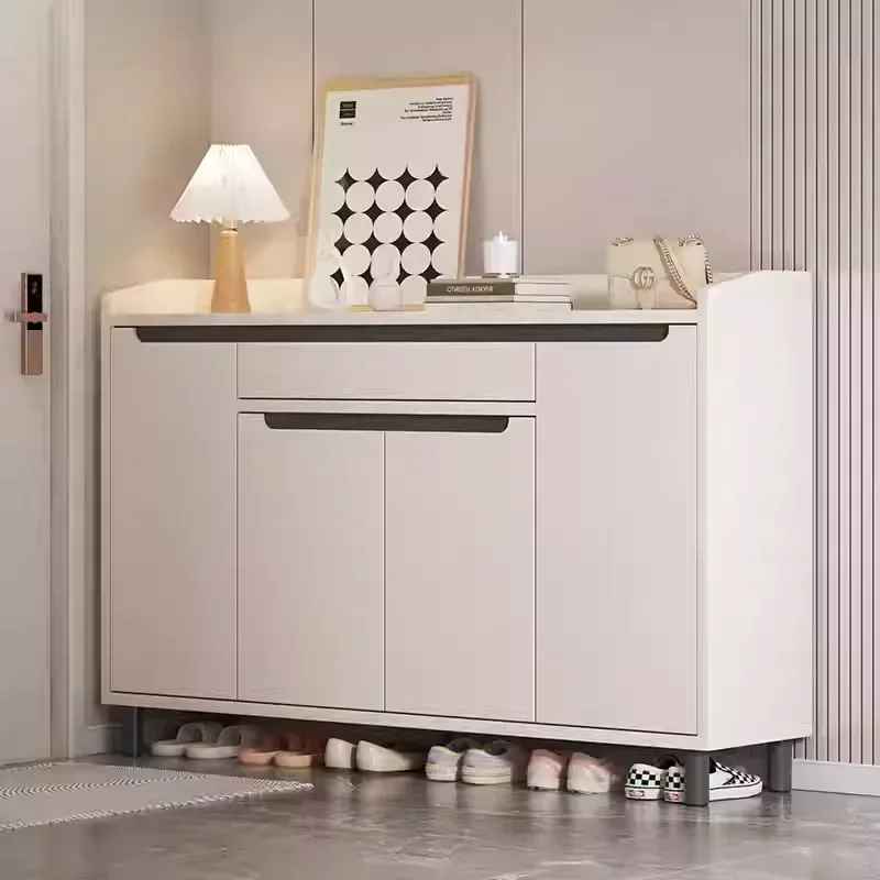Household Entrance Corridor Outer Corridor Entrance Storage Cabinet Integrated Against The Wall Shoe Rackb22