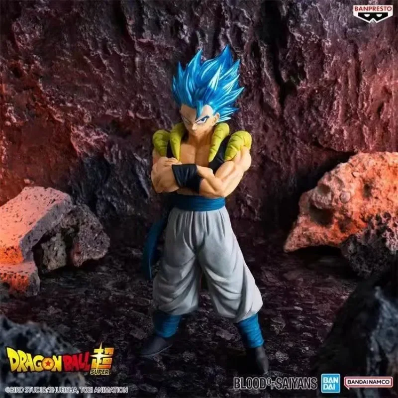 Bandai Original Banpresto Anime Dragon Ball SUPER BLOOD OF SAIYANS SPECIALXVIII Gogeta PVC figura de acción juguete coleccionable