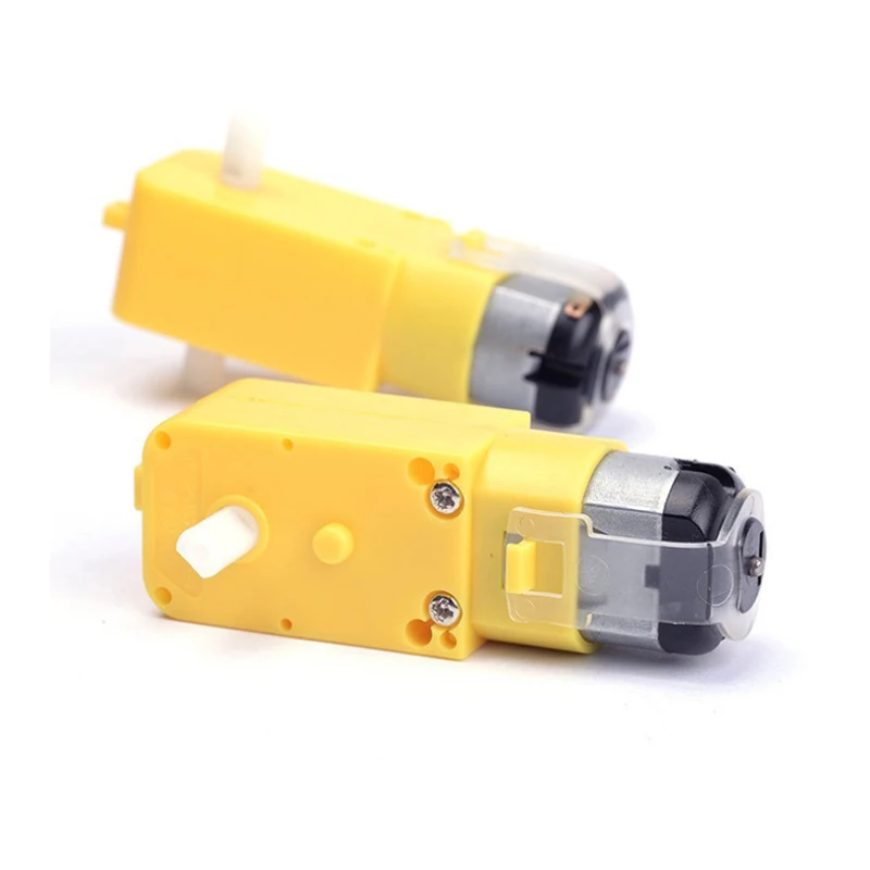 1pcs DC 3v-6v Plastic TT Motor Smart Car Robot Gear Motor 1:48 for arduino Diy Smart Car Chassis Geared Motor Wheel