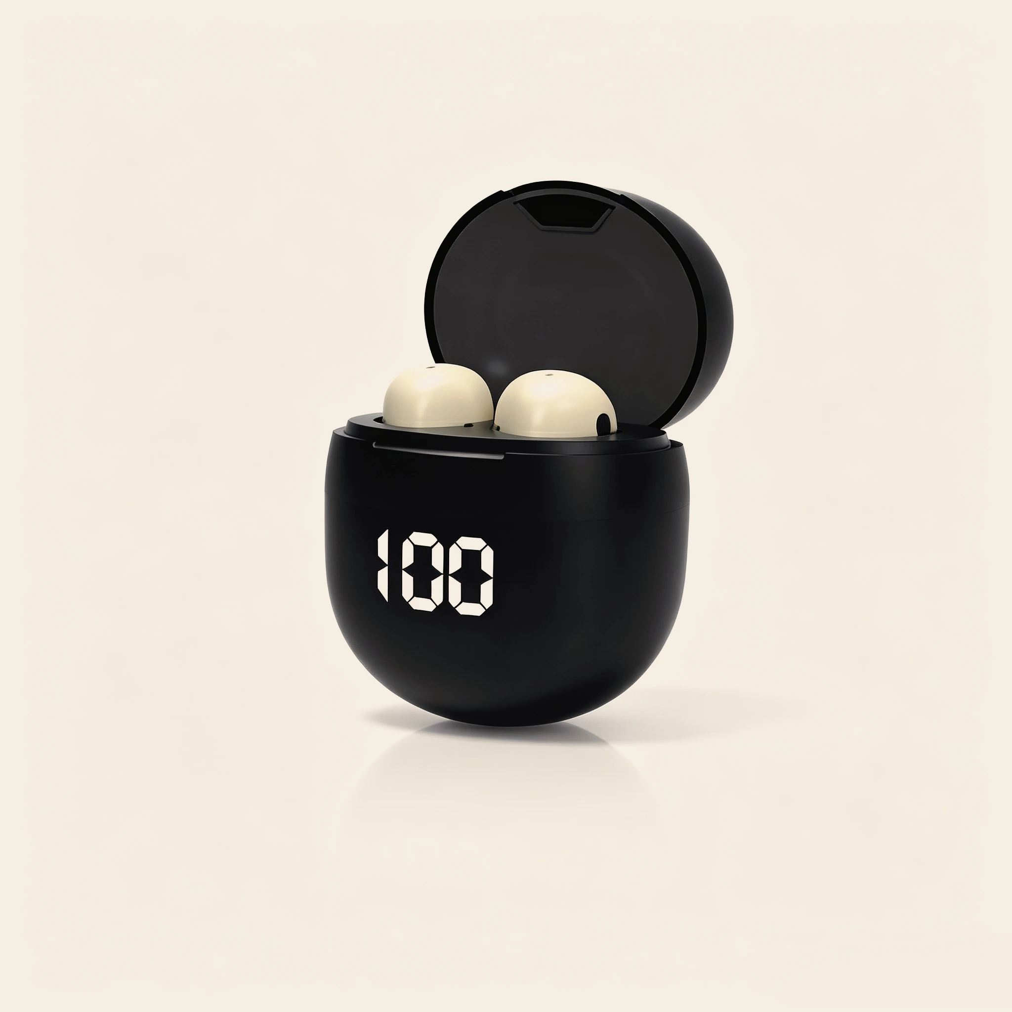 Unique Tumbler‑Shaped Wireless In‑Ear Sports Earphones, Bluetooth 5.4, Waterproof, Button Operation, Built‑in Mic for Sports Use