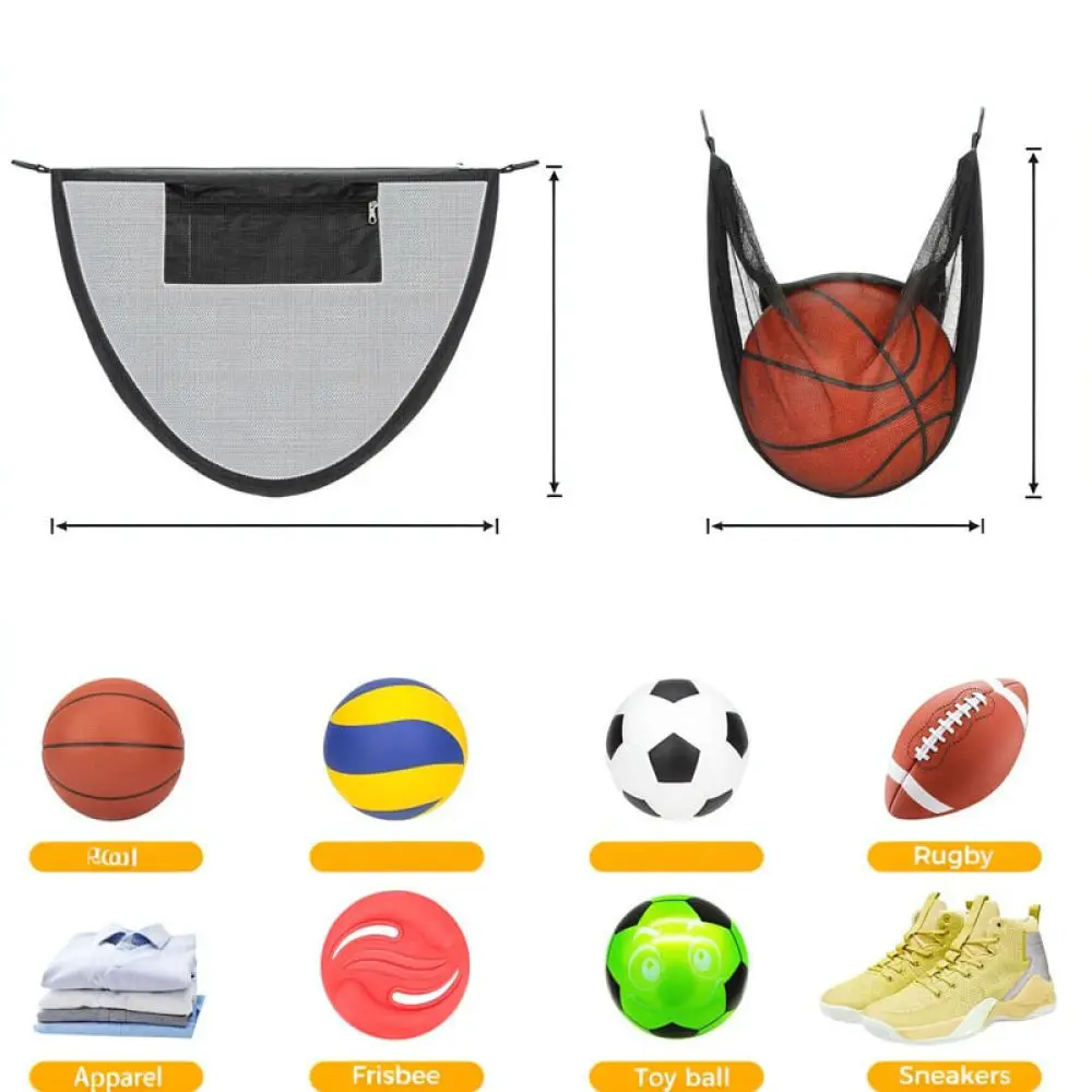 Professional Sports Ball Carrying Bag Outdoor Basketball Soccer Volleyball Organizer Durable Shoulder Crossbody Pack
