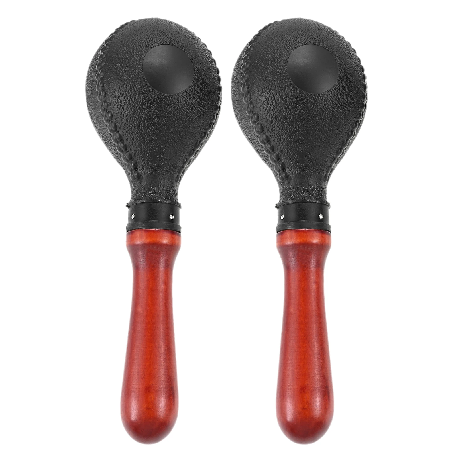 2 Pcs Plastic Sand Hammer Multiple Colors ABS Plastic Shell and Wooden Handle Durable and Portable Safe for kids and Adults
