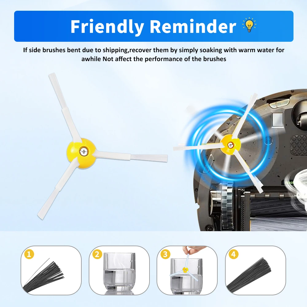 Side Brush Parts For iRobot Roomba 800 900 Series 850 860 865 870 880 885 890 960 960 966 980 981 Vacuum Cleaner Accessories image 3