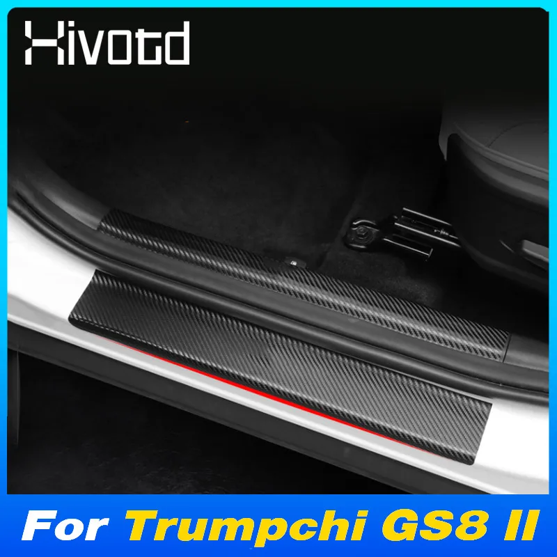 

Car Door Protector Threshold Film Stickers Non-Slip Sill Plates Cover Stylings Exterior Accessories For GAC Trumpchi GS8 II 2023