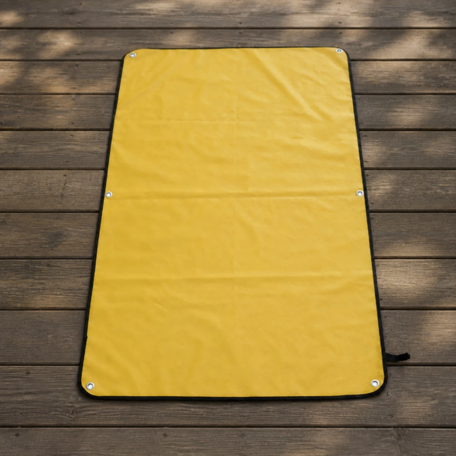 Polyester Rope-Protection Mat Waterproof Rope-Protection Mat with Elastic Binding Strap Foldable for Climbers, Climbing