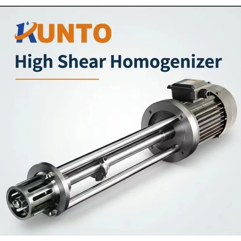 High-Speed Shear Batch Disperser Emulsifier Liquid Powder Blender Emulsifying Homogenizer Mixer For Manufacturing Plants