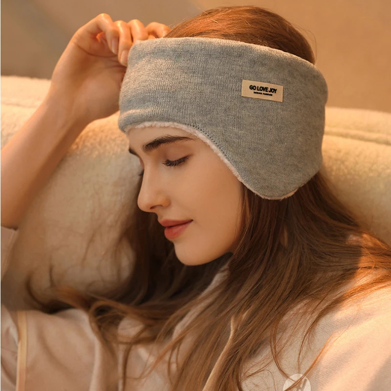 2024 Autumn Winter New Ear Warmer Sound-isolating Earmuffs Men and Women Over-the-head with Noise-proof Earplug Sleep Blindfold