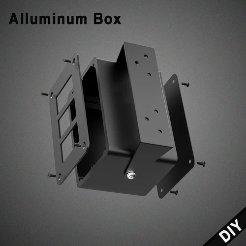 Imagen 2 del producto Caja de interruptores basculantes, Panel de aluminio de 3 / 4 / 5 / 6 entradas, sin interruptor para Jeep Pickup Truck Car UTV Off Road Boat