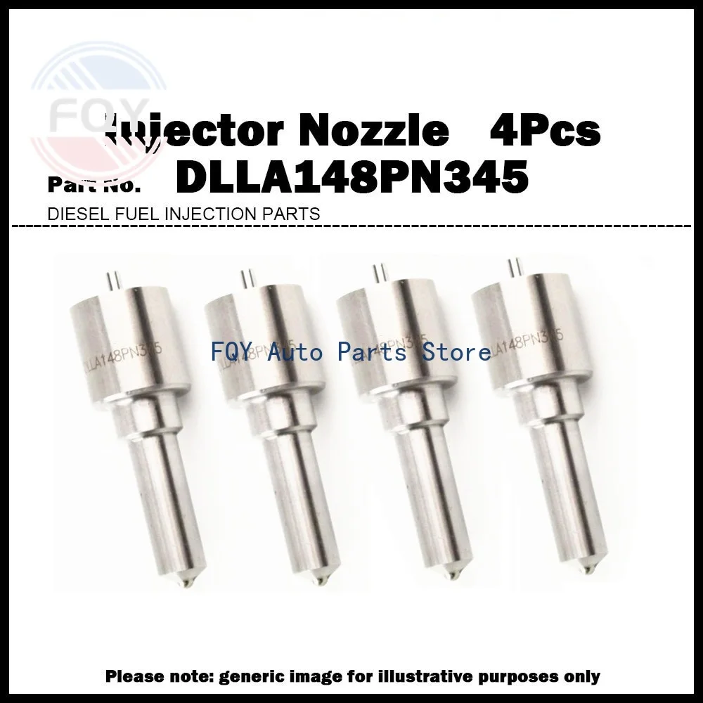 

4X For Cummins B3.3 QSB3.3 Komatsu S4D95LE High Quality Fuel Injector Nozzle Tip DLLA148PN345