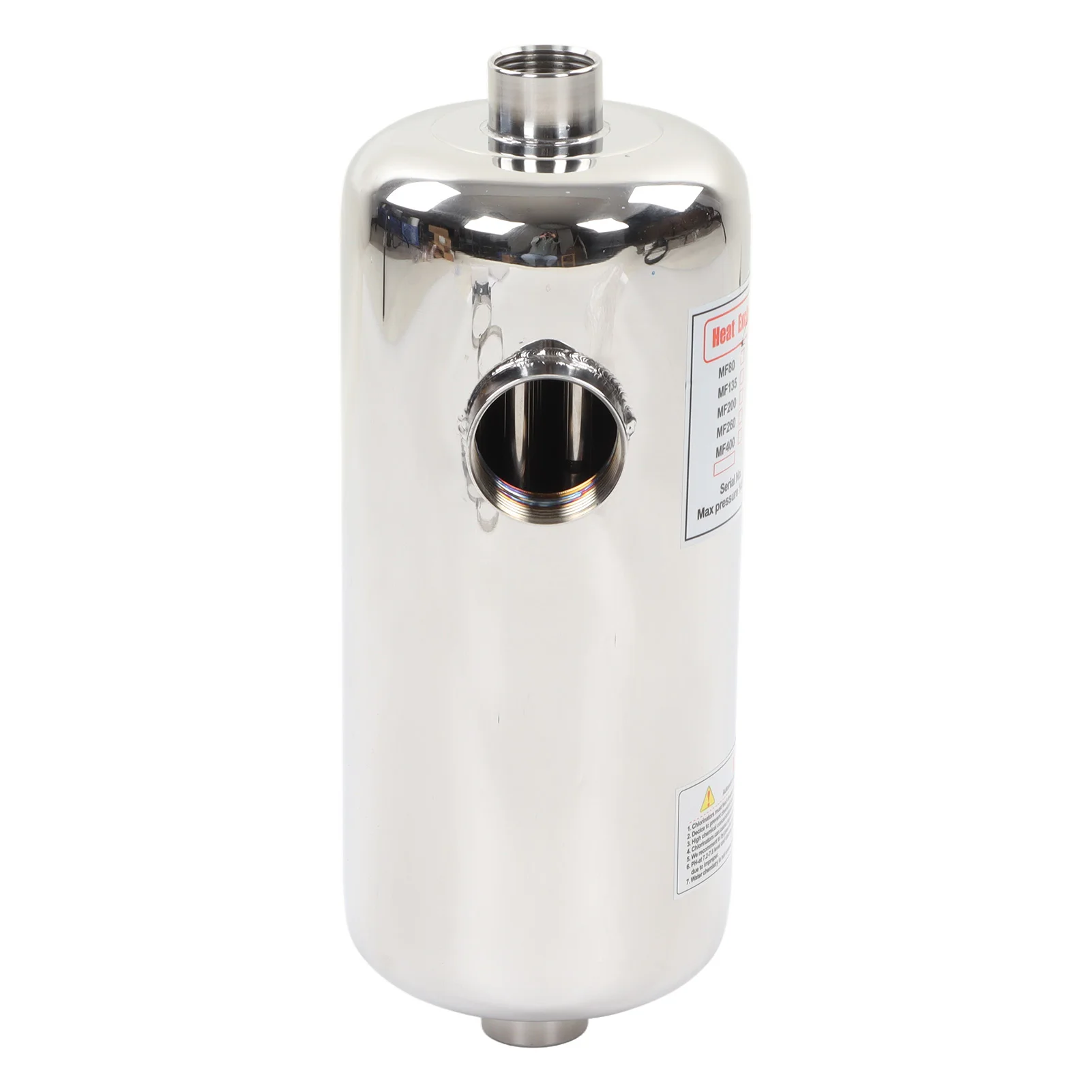 Solar Heat Exchanger Pool Water Heater 40KW Pool Heat Exchanger Stainless Steel for Spa Solar Pool Heating Swimming Pool Heater