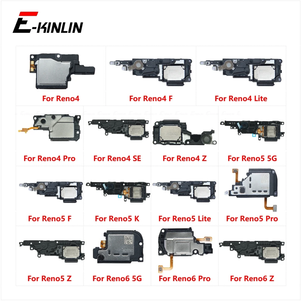 Loud Speaker Sound Buzzer For OPPO Reno 4 5 6 Reno4 Reno5 Reno6 SE Z K F Lite Pro 5G Loudspeaker Flex Cable Ringer Parts