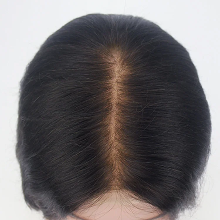 الجملة غرامة ملحومة قاعدة أحادية الشعر التصحيح نظام الشعر رجل الباروكات الشعر المستعار #4