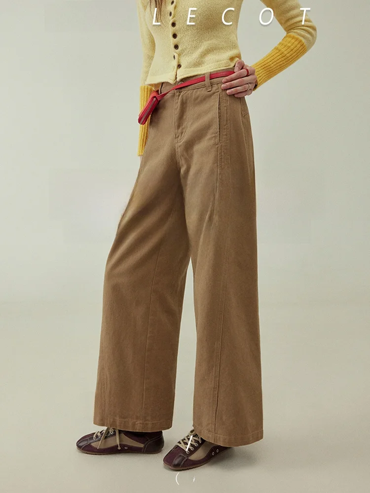 

Коллекция LITLECOT: Повседневные джинсы, брюки с высокой талией, прямые брюки, юбки до середины бедра для женщин, осенний сезон