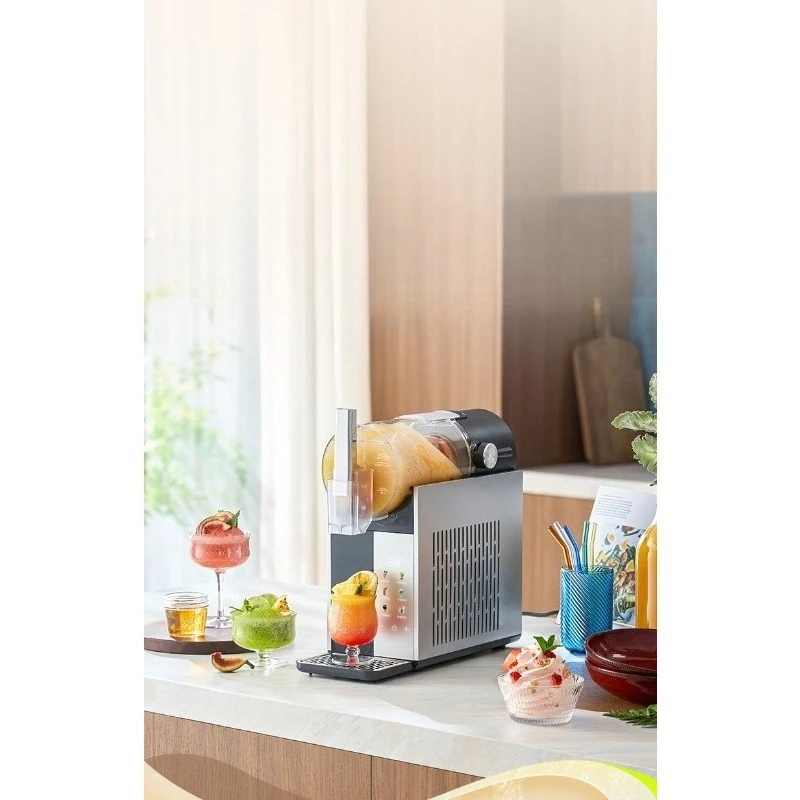 Household Multifunctional Frozen Beverage Maker Automatic Slush Smoothie Ice Cream Machine Large Capacity Design
