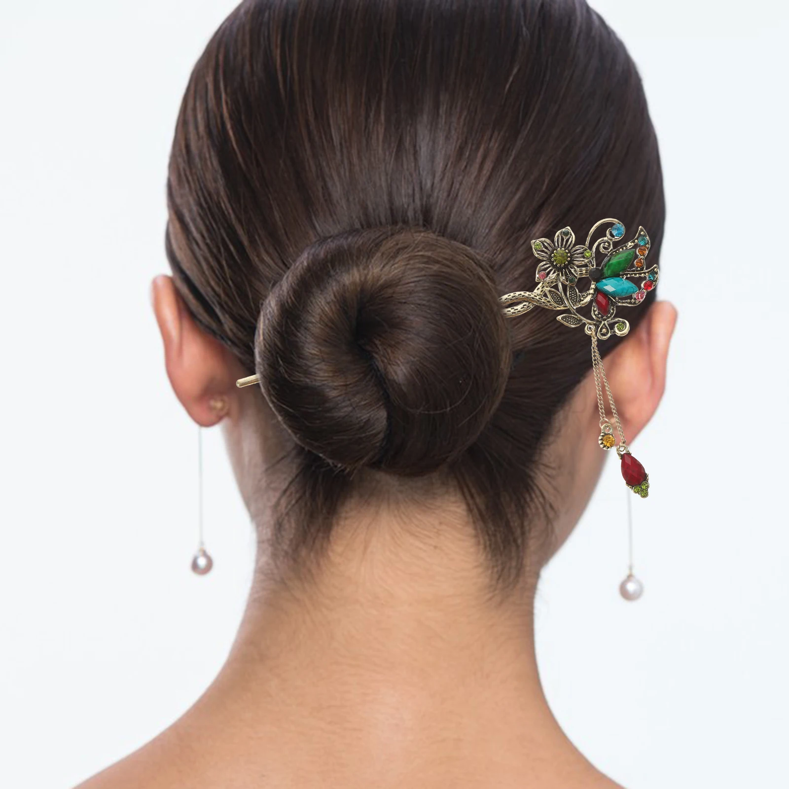 

Butterfly Hairpin Women Accessories Vintage Tassel Hair Sticks Elegant Durable Fashion Design Hairstyle Party Retro