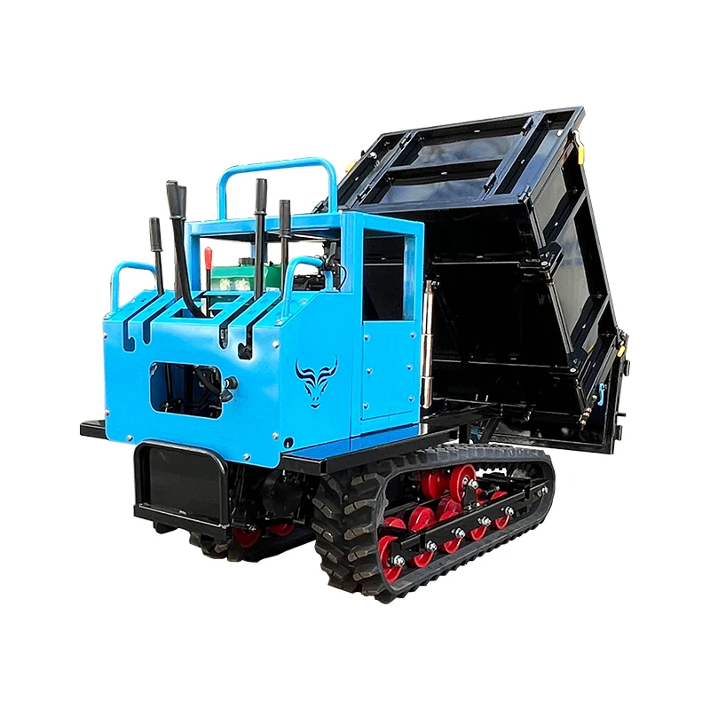 Customized 1.5 Ton Hydraulic Mini Self Loading Concrete Crawler Dumper