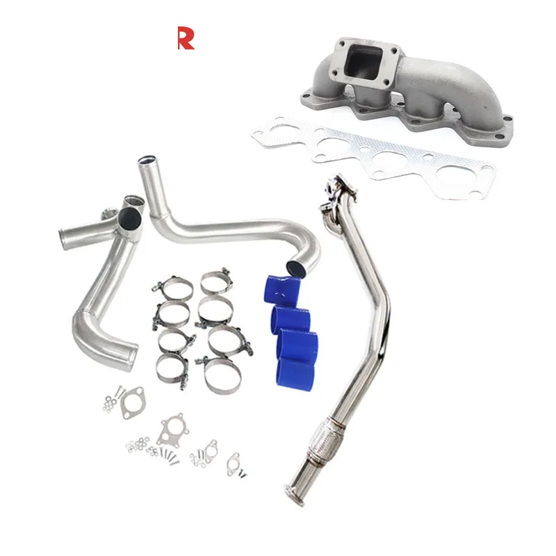 Exhaust Manifold & Downpipe & Intercooler Piping Kits 1990-1993 Fit For Mazda MIATA NA 1.6L