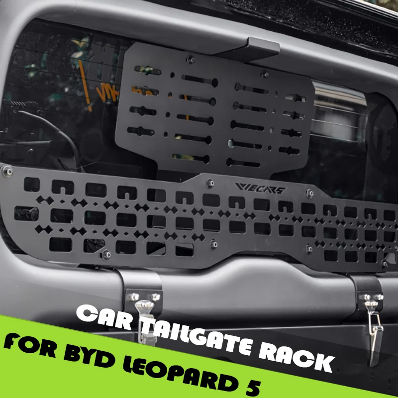 

Car Tailgate Rack Fit for BYD Leopard 5 Modified Auto Rear Window Multi-function Expansion Storage Frame Car Upgrade Parts