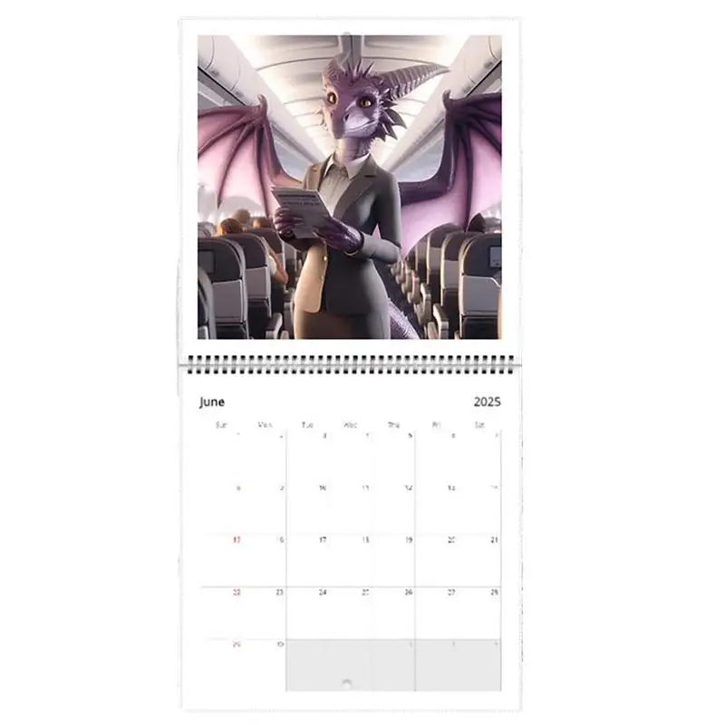 

Dragons Wall Calendar Animal 2025 Calendar Wall Calendar Funny Dragons Calendar Vertical Monthly Calendar For Home Organization