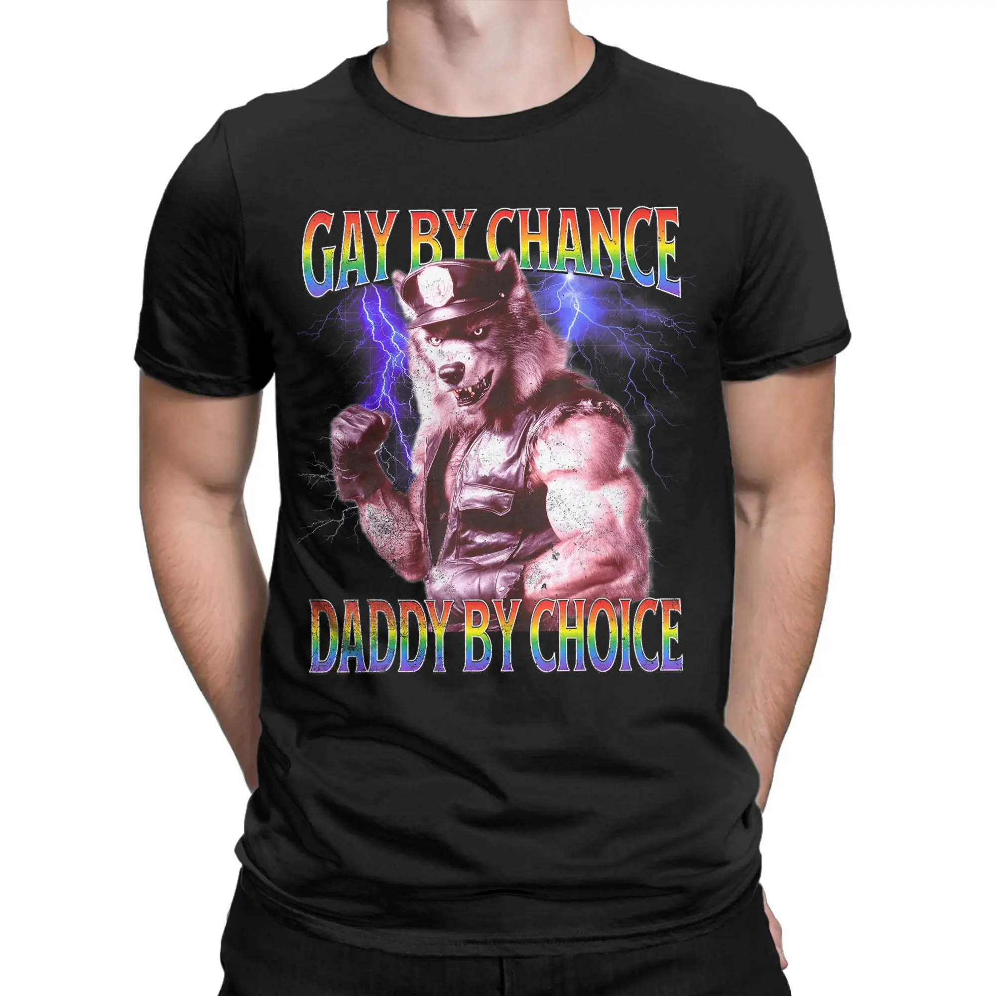 Casual T Shirt Summer Unhinged Gay Pride Hippie T-Shirts  Cotton Tee Shirt for Couple Awesome Custom DIY Short Sleeve Top Tees