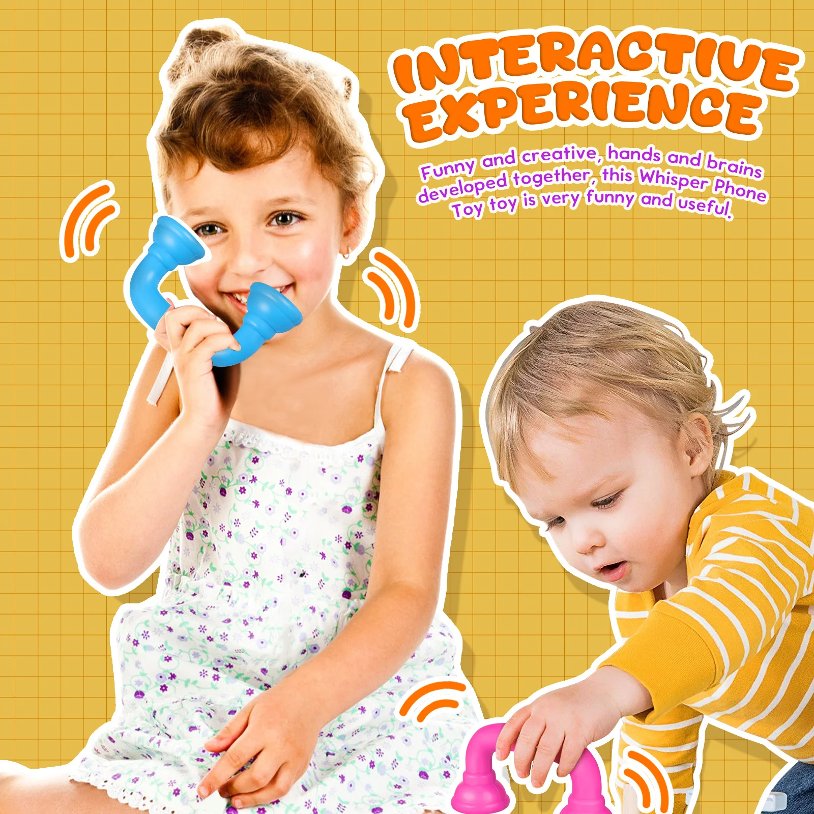 

10Pcs Children's Education Whisper Phone Classroom Reading Enhancer Pronunciation Trainer Language Development