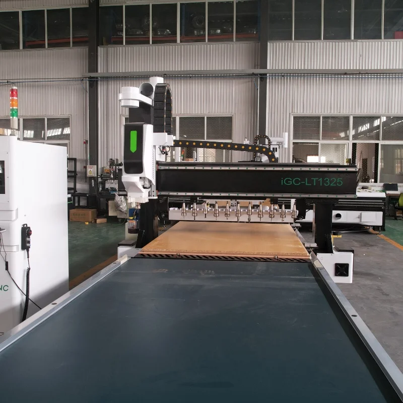 1325 ATC CNC Wood Router Automatic Tool Changer for Furniture Cabinet MDF Plywood Wooden Door Cutting Engraving