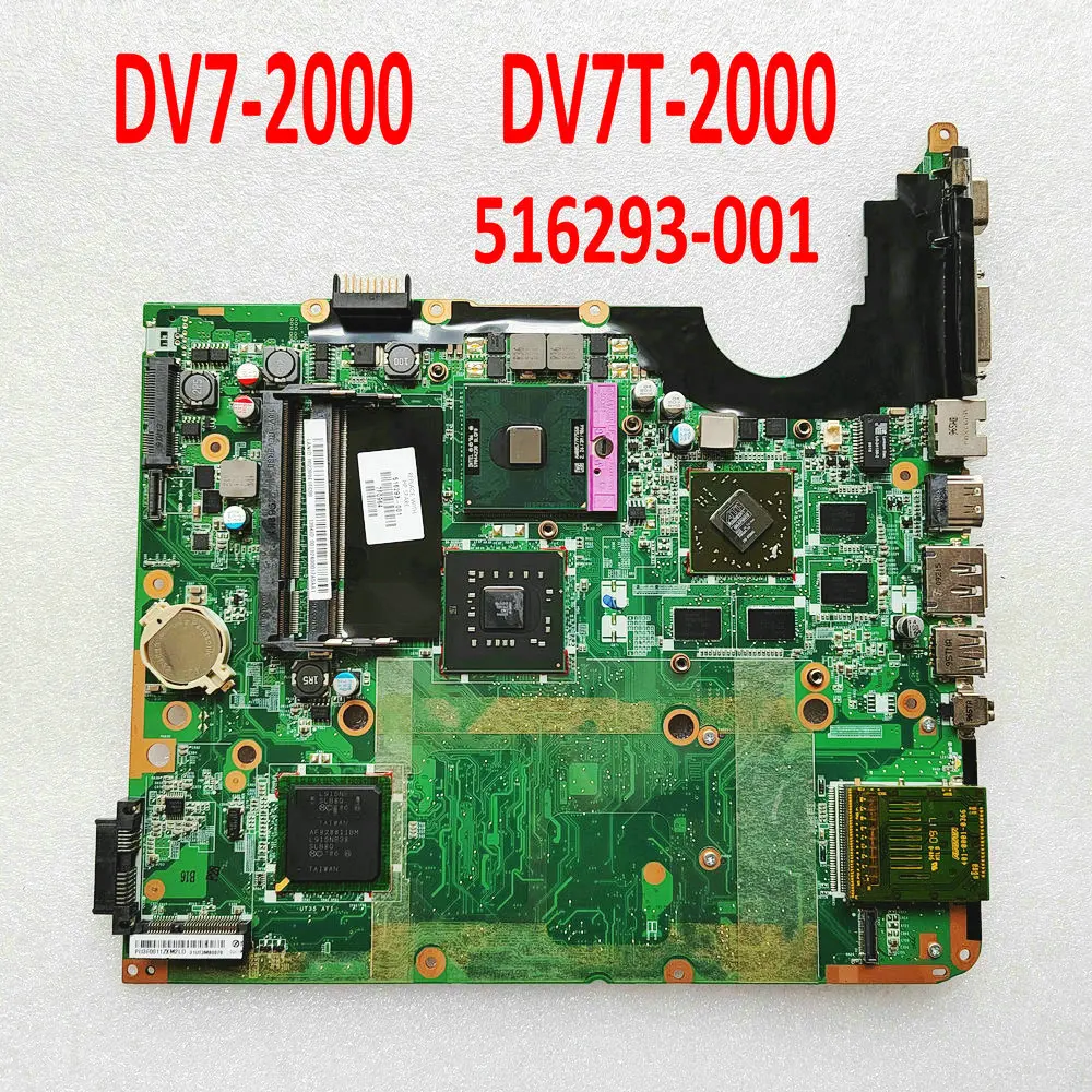 

516293-001 For HP DV7-2170US DV7T-2000 DV7-2173CL DV7-2002tx NOTEBOOK DV7-2044CA DV7-2177CL Laptop Motherboard PM45 DDR2