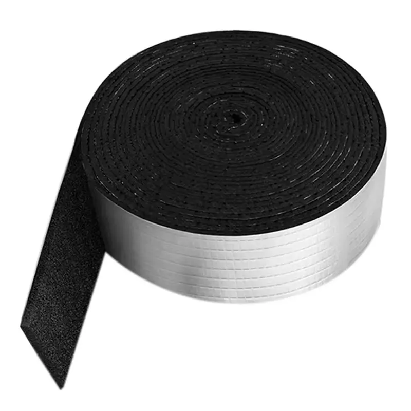 B08B-Fire Retardant For Freeze Protection Water Pipe Insulation Tape, Aluminum Foil Pipe Wrapping Self Adhesive 5Cmx10mx10mm