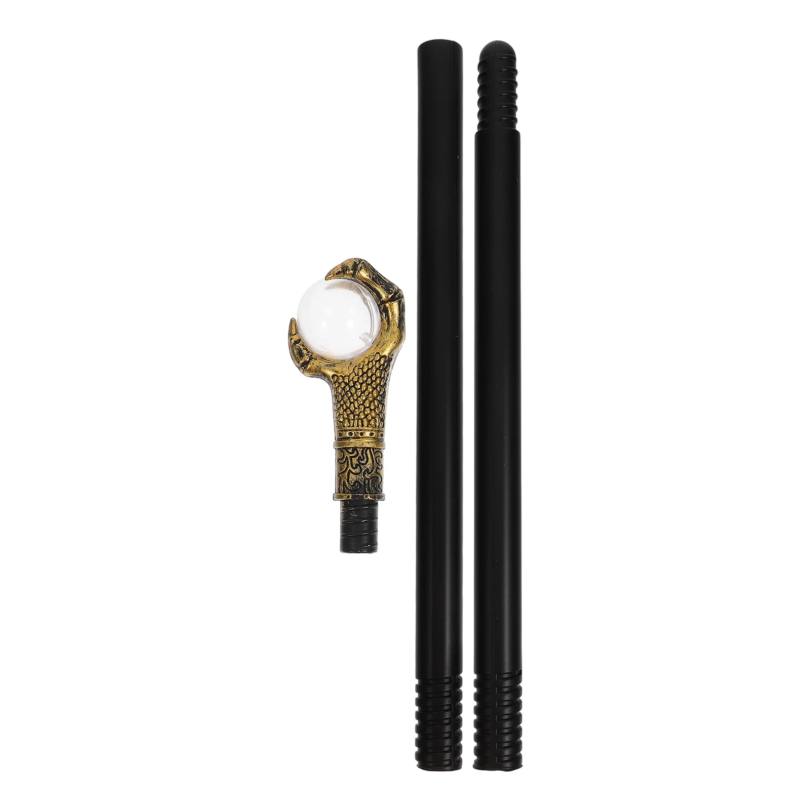 

Scepter Walking Cane Decor Halloween Wand Plastic Lightweight Toy Prop cosplay Supplies ornament decor