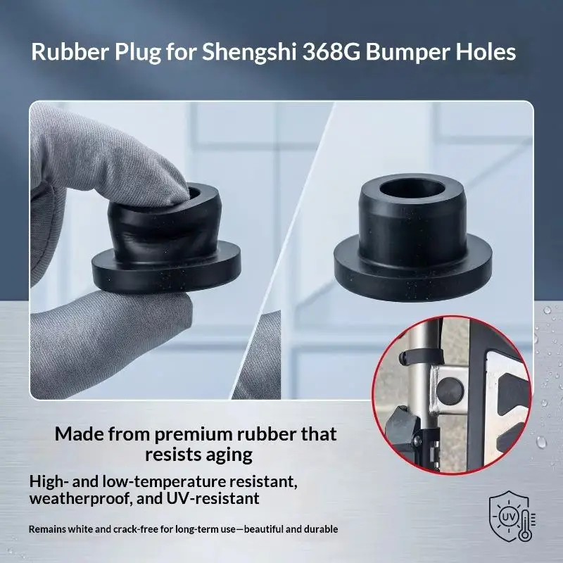 2Pcs Motorcycle Bumper Hole Plugs Waterproof Rubber Wearproof Anti-Corrosion for Pocket Bike Mini Motorbike Accessories