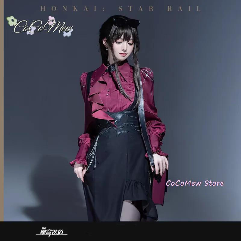 Kafka Elegant Blouse Original Honkai Star Rail Coat Kafka Theme Impression Series Skirt Cosplay Black Suits Gifts