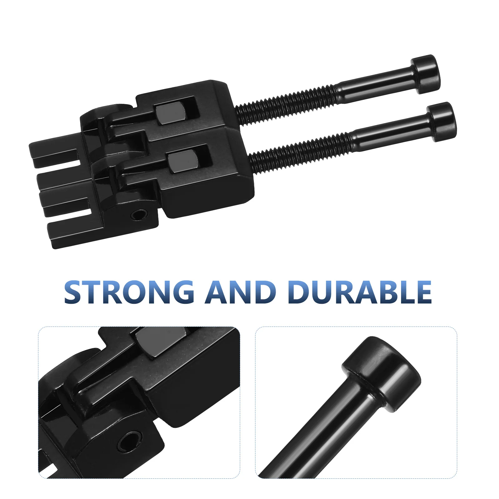 

Set 6 Guitar Tremolo Bridge Saddles Durable Metal Finish Sturdy Fit Prevent String Breakage Improve Tone Sustain